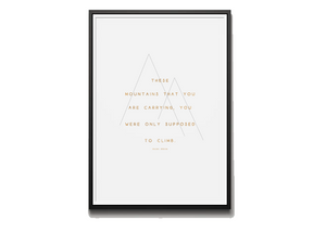 Warrior Print 24''x36''