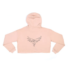 Load image into Gallery viewer, Pink Warrior Crop Hoodie
